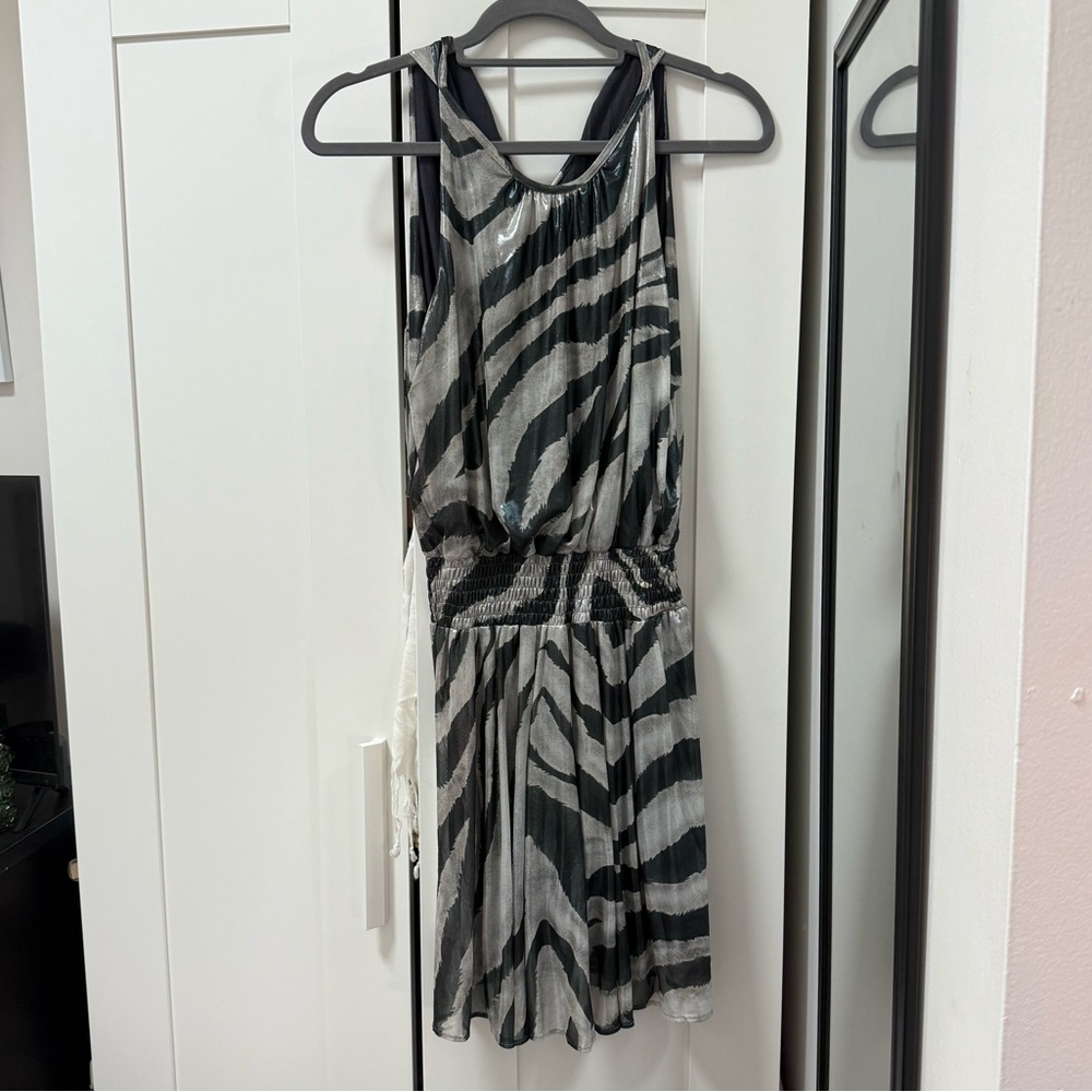 Zebra print dress